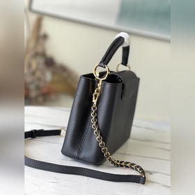 LV Модель： M59709 Черный BB Сумка Кожа подчеркивает современный