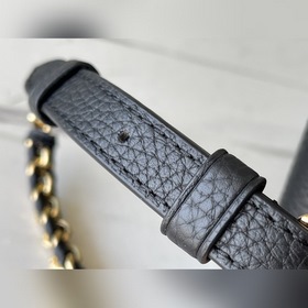 LV Модель： M59709 Черный BB Сумка Кожа подчеркивает современный