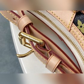 LV Артикул： M40196 Черный Сумка с завязками Изготовлена из ткани