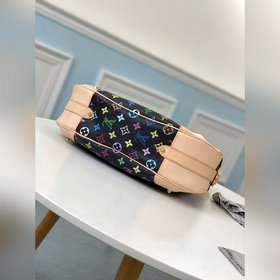 LV Артикул： M40196 Черный Сумка с завязками Изготовлена из ткани