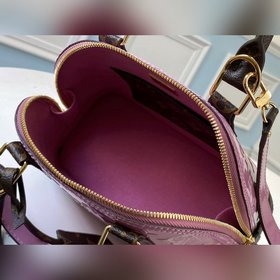 LV Модель： M90583  Сумка Alma BB Блестящая кожа Monogram Vernis