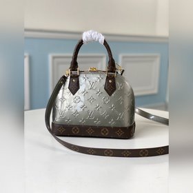 LV Артикул： M90584  Сумка Alma BB Блестящая кожа Monogram Verni