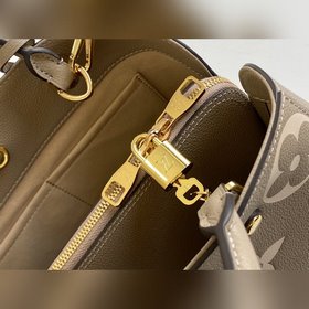 LV Модель M41048 MONTAIGNE средняя сумка с большим тиснением Иде