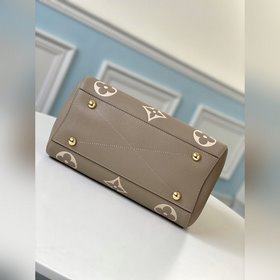 LV Модель M41048 MONTAIGNE средняя сумка с большим тиснением Иде