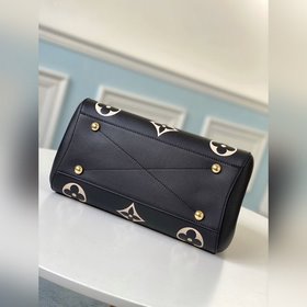 LV Модель M41048 MONTAIGNE средняя сумка с большим тиснением Иде