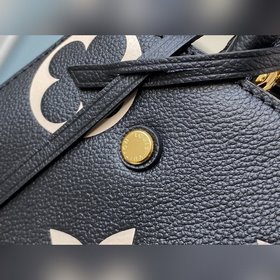 LV Модель M41048 MONTAIGNE средняя сумка с большим тиснением Иде