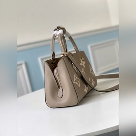 LV Модель M41053 MONTAIGNE с большим тиснением, серый, маленькая