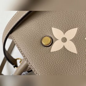 LV Модель M41053 MONTAIGNE с большим тиснением, серый, маленькая