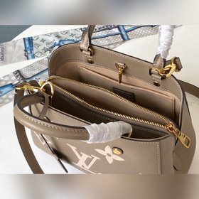 LV Модель M41053 MONTAIGNE с большим тиснением, серый, маленькая