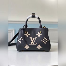 LV Модель M41053 MONTAIGNE с большим тиснением, черный, маленька