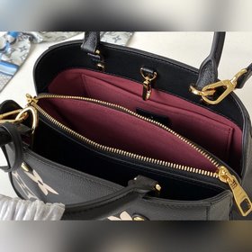 LV Модель M41053 MONTAIGNE с большим тиснением, черный, маленька