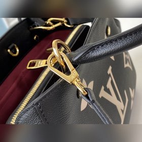 LV Модель M41053 MONTAIGNE с большим тиснением, черный, маленька