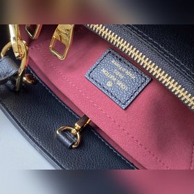 LV Модель M41053 MONTAIGNE с большим тиснением, черный, маленька