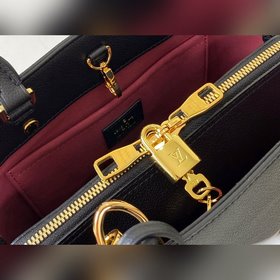 LV Модель M41053 MONTAIGNE с большим тиснением, черный, маленька
