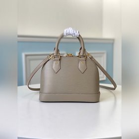 LV Модель： M57028 Слоновая кость  Сумка Alma BB Классическая фо