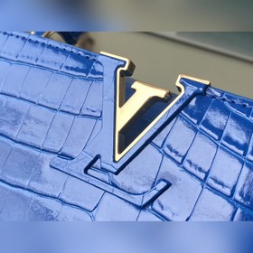 LV Модель： N93419/M48865 Сумка с узором «синий крокодил» Эта драг