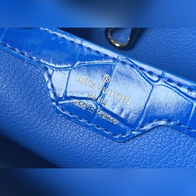 LV Модель： N93419/M48865 Сумка с узором «синий крокодил» Эта драг