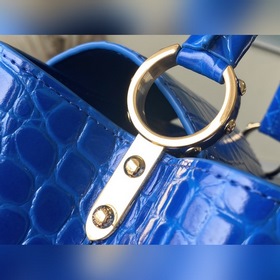LV Модель： N93419/M48865 Сумка с узором «синий крокодил» Эта драг