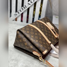 LV Модель M42248 Белая сумка с маленьким ручкой Монограмма из пар