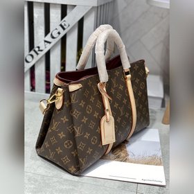 LV Модель M42248 Белая сумка с маленьким ручкой Монограмма из пар