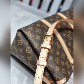 LV Модель M42248 Белая сумка с маленьким ручкой Монограмма из пар