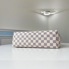 LV Модель M42248 Белая сумка с маленьким ручкой Монограмма из пар