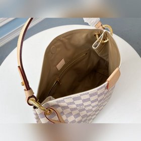 LV Модель M42248 Белая сумка с маленьким ручкой Монограмма из пар