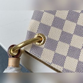 LV Модель M42248 Белая сумка с маленьким ручкой Монограмма из пар