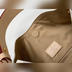 LV Модель M42248 Белая сумка с маленьким ручкой Монограмма из пар