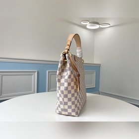 LV Модель M42248 Белая сумка с маленьким ручкой Монограмма из пар