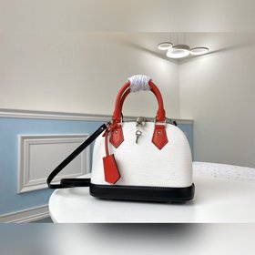 LV Модель M55585 Белая сумка-ракушка Создатель модели – Гастон Ви