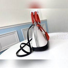LV Модель M55585 Белая сумка-ракушка Создатель модели – Гастон Ви