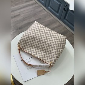LV Модель： M42233 Большая сумка для покупок с белой сеткой Оригин