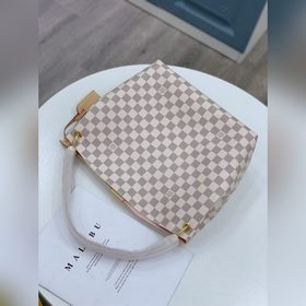 LV Модель： M42249 Белая сумка с мелкой сеткой Монограмма на холст
