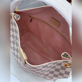 LV Модель： M42249 Белая сумка с мелкой сеткой Монограмма на холст