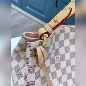 LV Модель： M42249 Белая сумка с мелкой сеткой Монограмма на холст