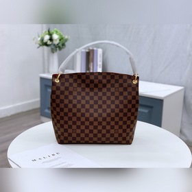 LV Модель： N44044 Кофейная сумка небольшого размера Монограмма на