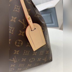 LV Модель： M43704 Большая сумка для покупок с цветочным узором Ор