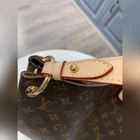 LV Модель： M43704 Большая сумка для покупок с цветочным узором Ор