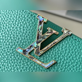 LV Модель： M57219 Зеленая перламутровая мини-сумка Изготовлена и
