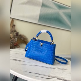 LV Артикул： N93163/M48865 Синий крокодил Эта драгоценная сумка B