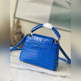 LV Модель： N94227/M48865 Синий крокодил Эта драгоценная мини-сумо
