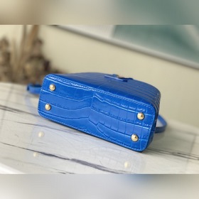 LV Модель： N94227/M48865 Синий крокодил Эта драгоценная мини-сумо