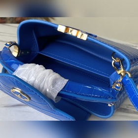 LV Модель： N94227/M48865 Синий крокодил Эта драгоценная мини-сумо
