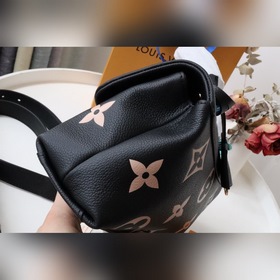 LV модель M46008, кожа первого слоя Сумка BB Большая сумка из кож