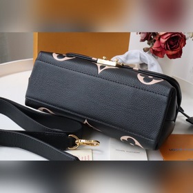 LV модель M46008, кожа первого слоя Сумка BB Большая сумка из кож