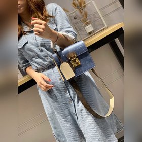 LV 【Сумка SPRING STREET】 Модель M90376, серебристый Сумка Spring
