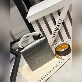 LV 【Сумка SPRING STREET】 Модель M90376, серебристый Сумка Spring