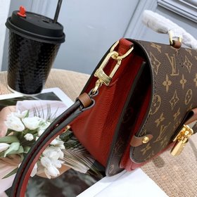 LV Vaugirard Маленькая сумка-почтальон Модель： M44548 Красная Пок