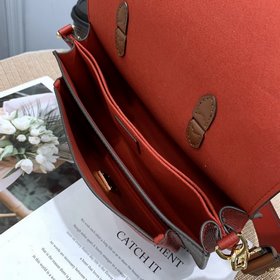LV Vaugirard Маленькая сумка-почтальон Модель： M44548 Красная Пок